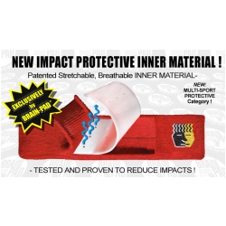 IMPACT PROTECTIVE HEADBAND - Red